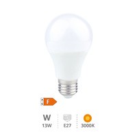 Lámpara LED estándar A60 13W E27 3000K                                                              