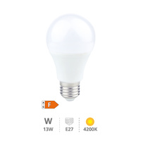 Lámpara LED estándar A60 13W E27 4200K                                                              