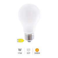 Lámpara LED estándar Serie Cristal 11W E27 3000K