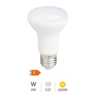 Lámpara LED reflectora R63 9W E27 4200K                                                             