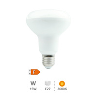 Lámpara LED reflectora R90 15W E27 3000K                                                            