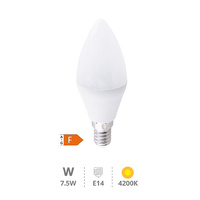 Lámpara LED vela 7,5W E14 4200K                                                                     