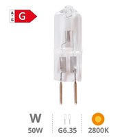 Lampara halogena Bi-pin 50W G6,35 12V