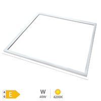 Marco empotrable panel LED Reteta 40W 4200K Blanco