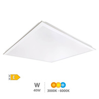Panel empotrable LED Gile 40W 3000 - 4000 - 6000K UGR19 Blanco