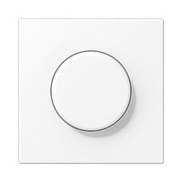 Placa central botón mando para dimmer blanco alpino mate LS990 Jung