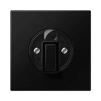 Placa central botón mando para interruptor negro mate LS990 Jung