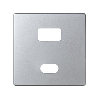 Placa para cargador USB A+C Quickcharge aluminio Simon 82 Detail