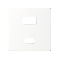 Placa para cargador USB A+C Quickcharge blanco Simon 82
