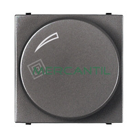 Regulador Electronico Giratorio para Fluorescentes Regulables 2 Modulos Zenit NIESSEN - Color Antracita