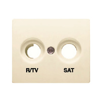 Tapa para toma de television R/TV-SAT Iris BJC - color beige