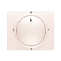 Tapa/boton conmutador rotativo 16A Iris BJC - color blanco