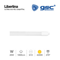 Tubo LED cristal 120cm 20W 4200K - Libertina 